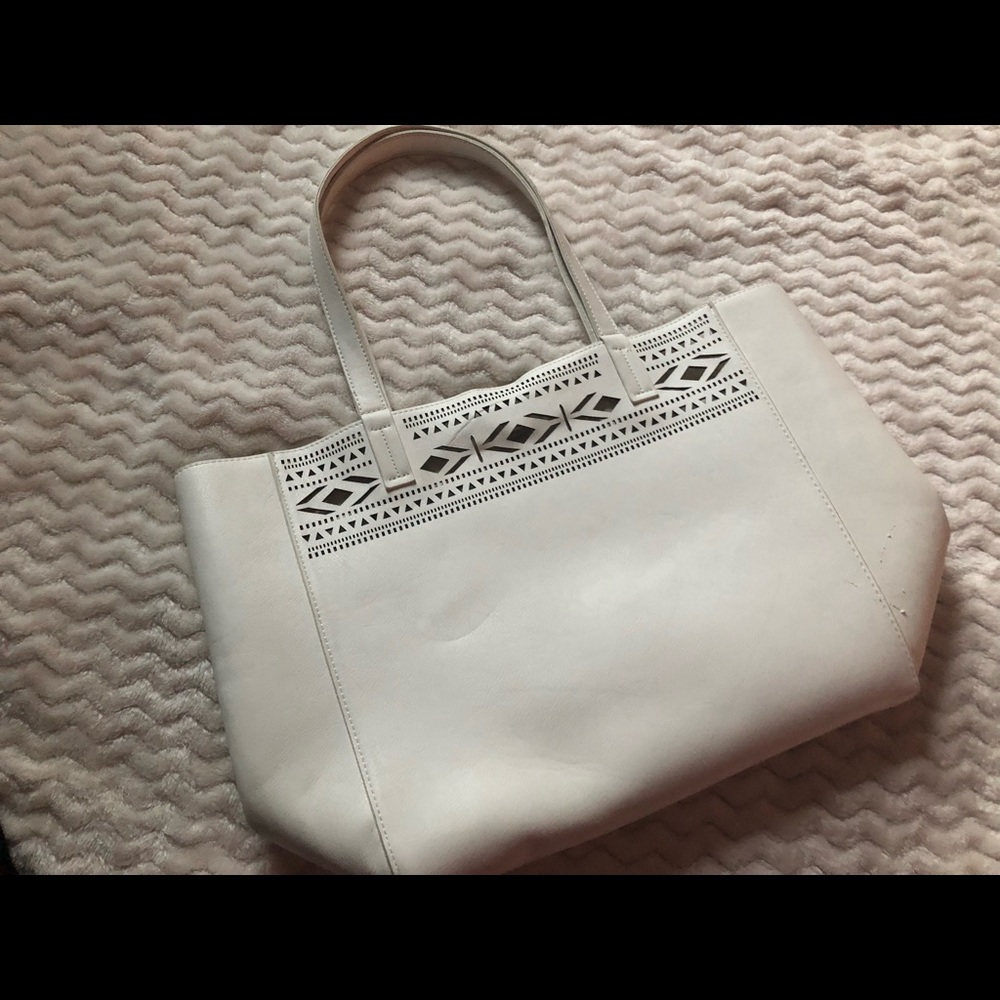 White purse
